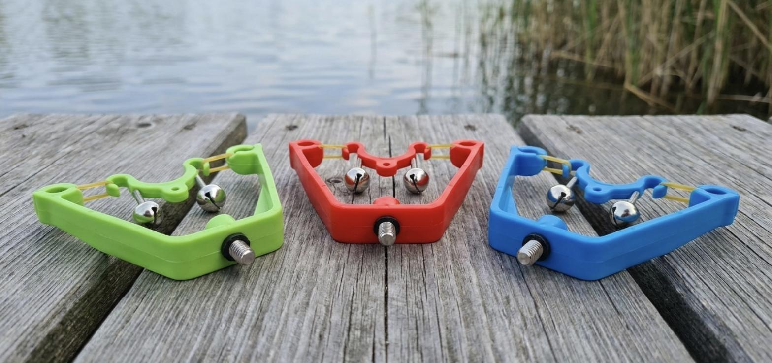 BiteBell™ Dual Bell Fishing Bite Alarm Clip