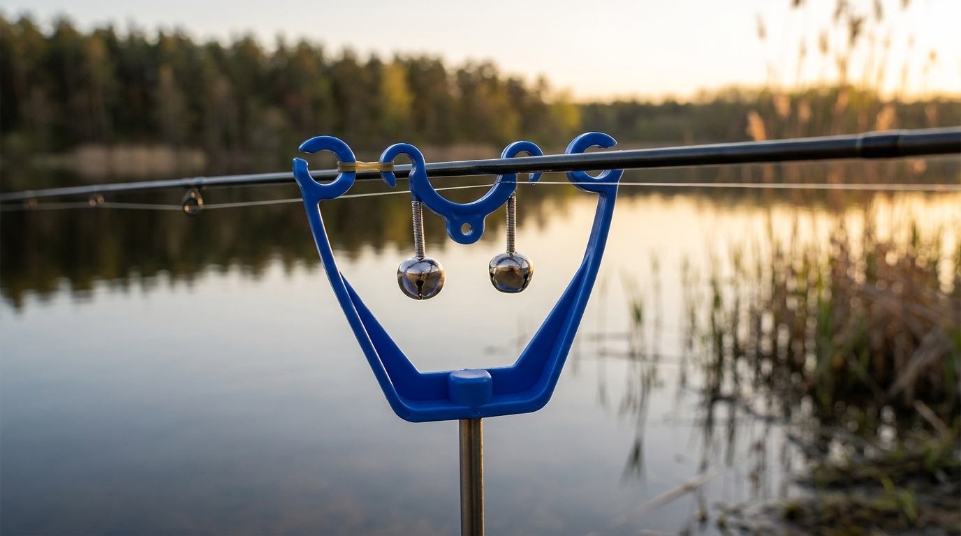 BiteBell™ Dual Bell Fishing Bite Alarm Clip