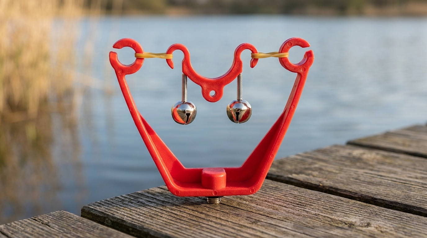 BiteBell™ Dual Bell Fishing Bite Alarm Clip